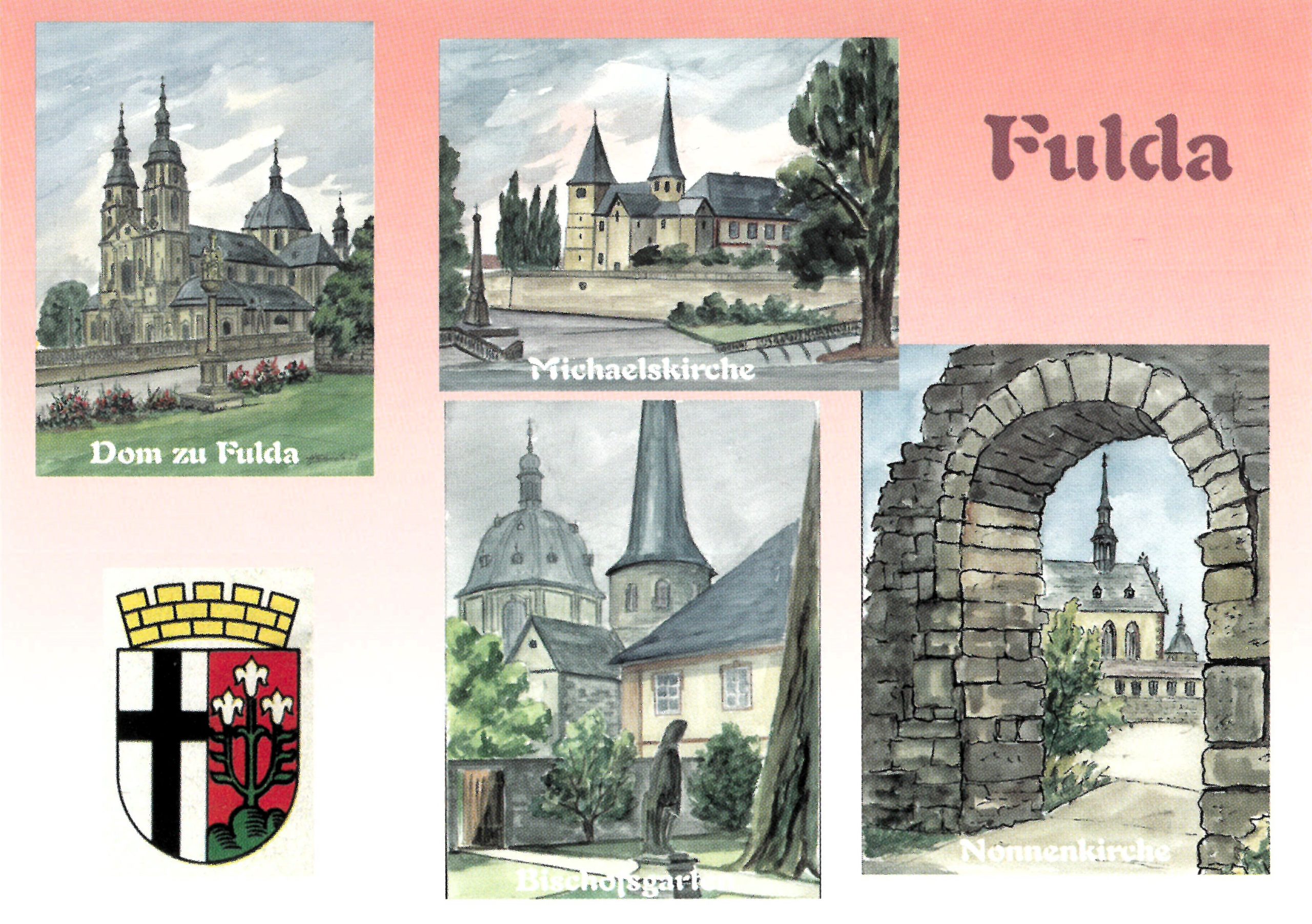Postkarte Fulda Herbert Schneider