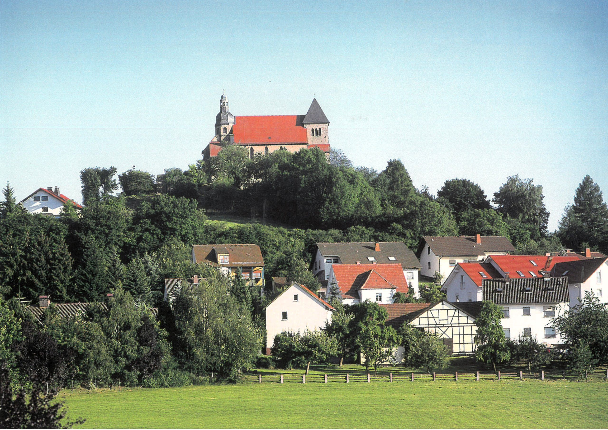 Postkarte Lioba-Kirche Petersberg